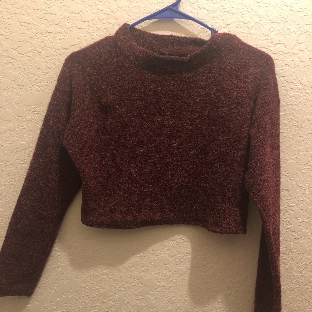 Authentic Ella Blue Cropped Sweater